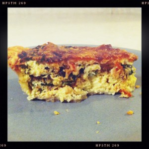 quiche sliced